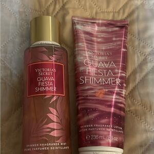 Victoria's Secret Guava Fiesta Shimmer Fragrance Mist and Lotion Set